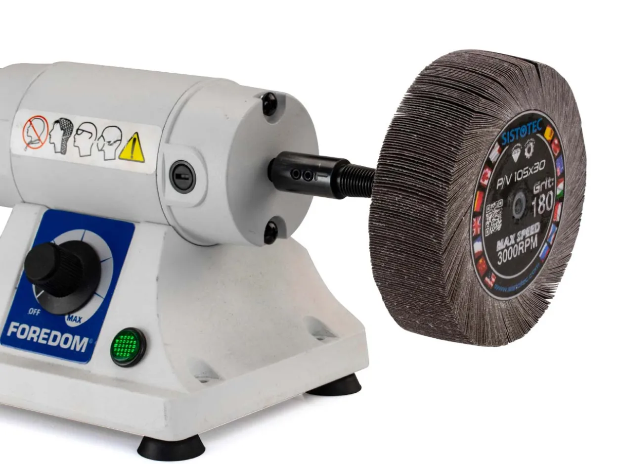 Emery Flap Wheel, 180 Grit, 105mm/4"
