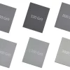 Emery Paper Set Of 6 Grits, 150, 320, 800, 1000, 1200 And 2000, Pack of 6