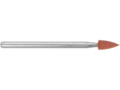 Eveflex Rubber Cone Burr, 711, Red, Medium Grit, 7.5 X 3.3mm
