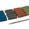 Eveflex Rubber Cylinder Set, 4 Grades X 5 Each And Mandrel