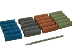 Eveflex Rubber Cylinder Set, 4 Grades X 5 Each And Mandrel