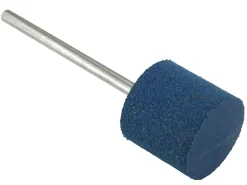 Eveflex Rubber Large Cylinder Burr, 520, Blue, Very Coarse Grit, 13.5 X 14mm