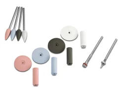 Eveflex Silicone Set Of 12 Burrs For Cleaning Up Rings, Including Mandrels