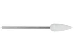 Eveflex Universal Silicone Flame Burr, H1, White, Coarse Grit, 5.5 X 15mm