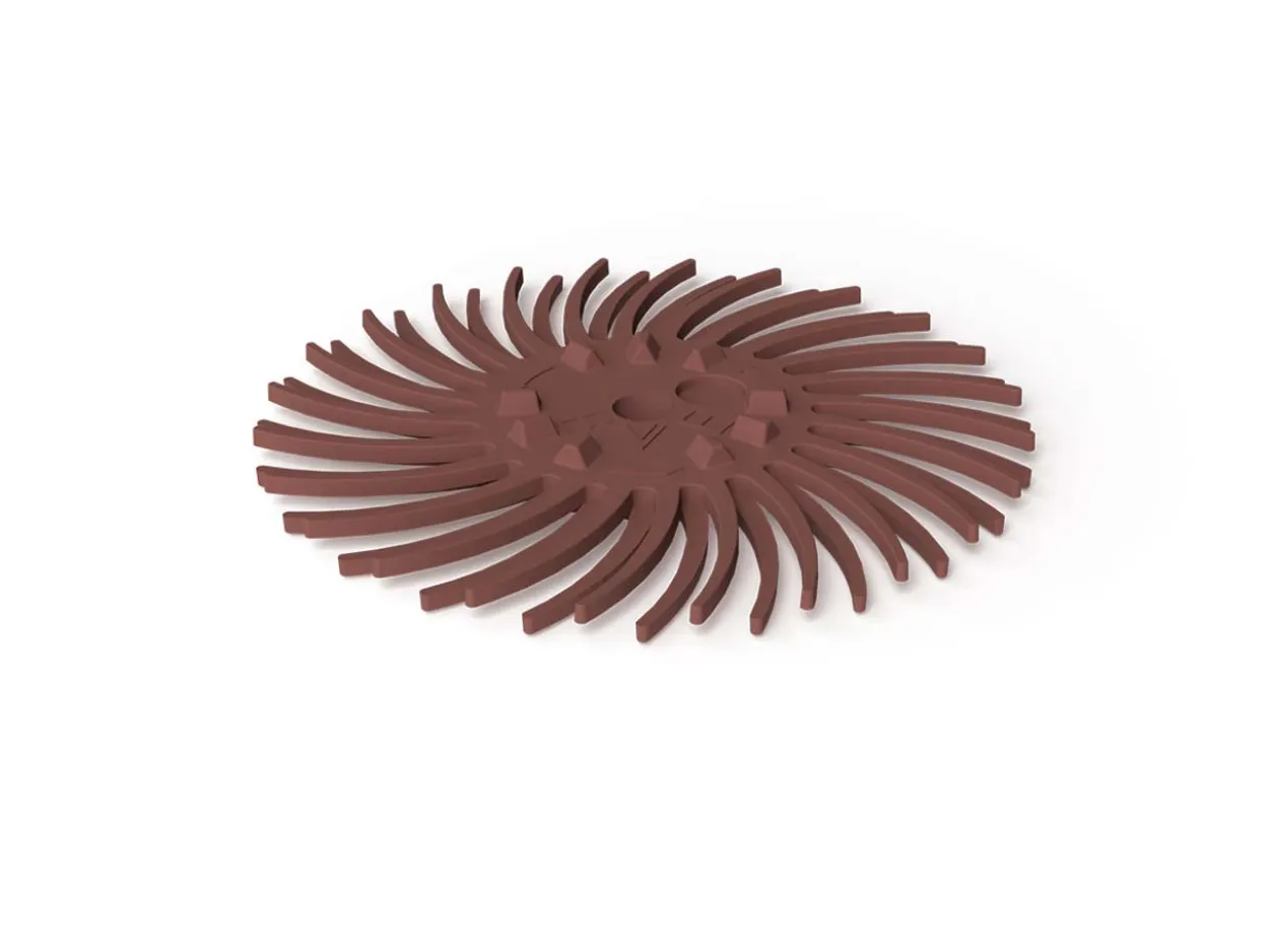 Eve Starflex Twist Xt Radial Abrasive Disc, Red, Medium Fine Grit, 19mm