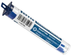 Ferris Cowdery Wax Profile Wire Round Tube Blue 4mm Pack of 6