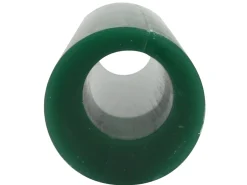 Ferris Round Wax Tube With Off Centre Hole, Green, 6"/150mm Long, 27mm Diameter