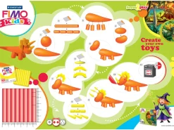 Fimo Dino Kids Form And Play Polymer Clay Set