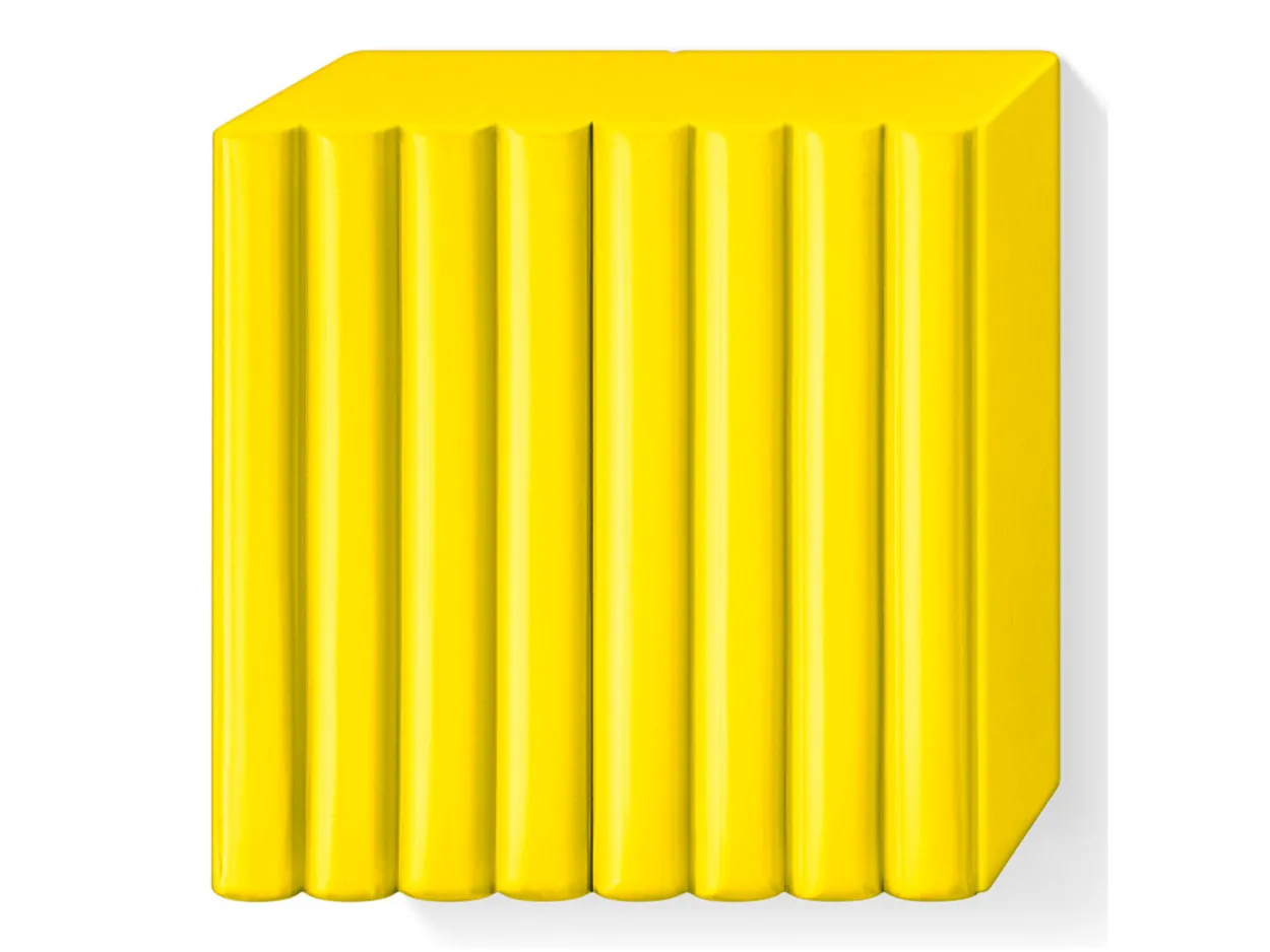 Fimo Professional True Yellow 85g Polymer Clay Block Fimo Colour Reference 100