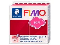 Fimo Soft Cherry Red 57g Polymer Clay Block Fimo Colour Reference 26