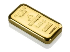 Fine Gold Bar 500g Cast UK Design With A Serial Number, 100% Recycled Gold