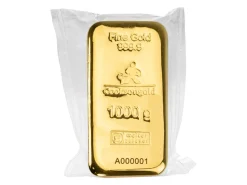 Fine Gold Bar 1000g Cast UK Design With A Serial Number, 100% Recycled Gold