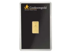 Fine Gold Bar 5g Stamped UK Design, Certified And Supplied In A Blister Pack, 100% Recycled Gold