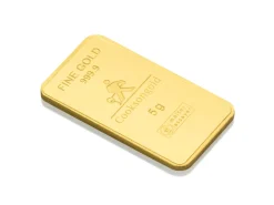 Fine Gold Bar 5g Stamped UK Design, Certified And Supplied In A Blister Pack, 100% Recycled Gold