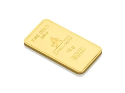 Fine Gold Bar 10g Stamped UK Design, Certified And Supplied In A Blister Pack, 100% Recycled Gold