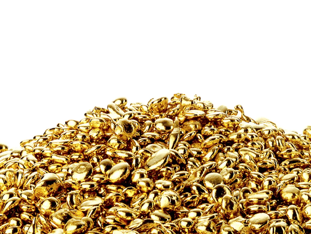 Fine Gold Grain Minimum 99.96% Au, 100% Recycled Gold
