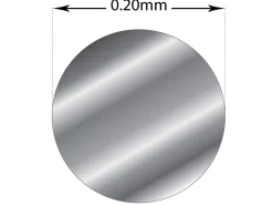 Fine Silver Round Wire 0.20mm Fully Annealed, 30gm Reels, 100% Recycled Silver