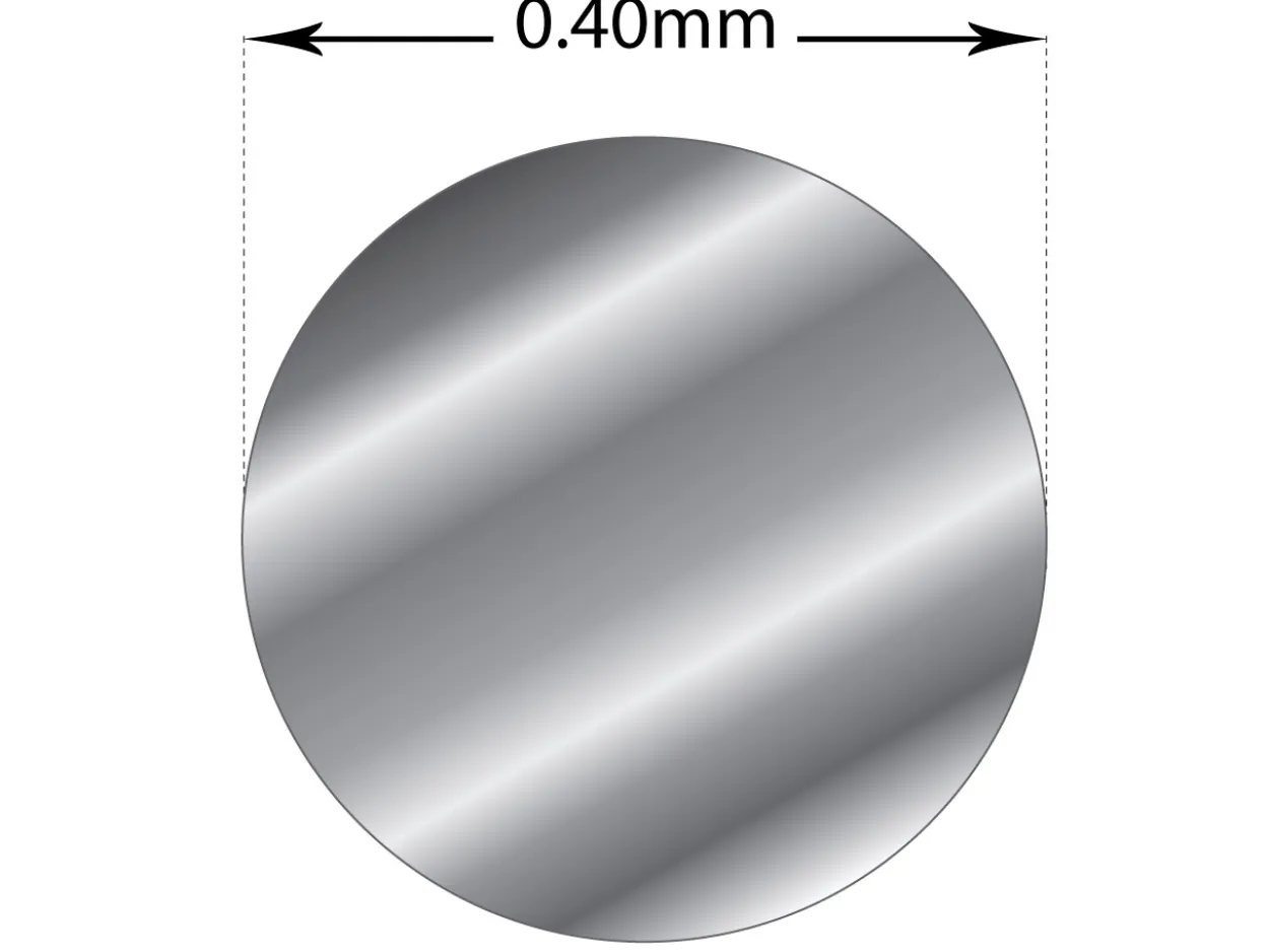 Fine Silver Round Wire 0.40mm Fully Annealed, 30gm Reels, 100% Recycled Silver