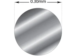 Fine Silver Round Wire 0.30mm Fully Annealed, 100gm Reels, 100% Recycled Silver