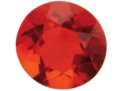 Fire Opal, Round, 3mm