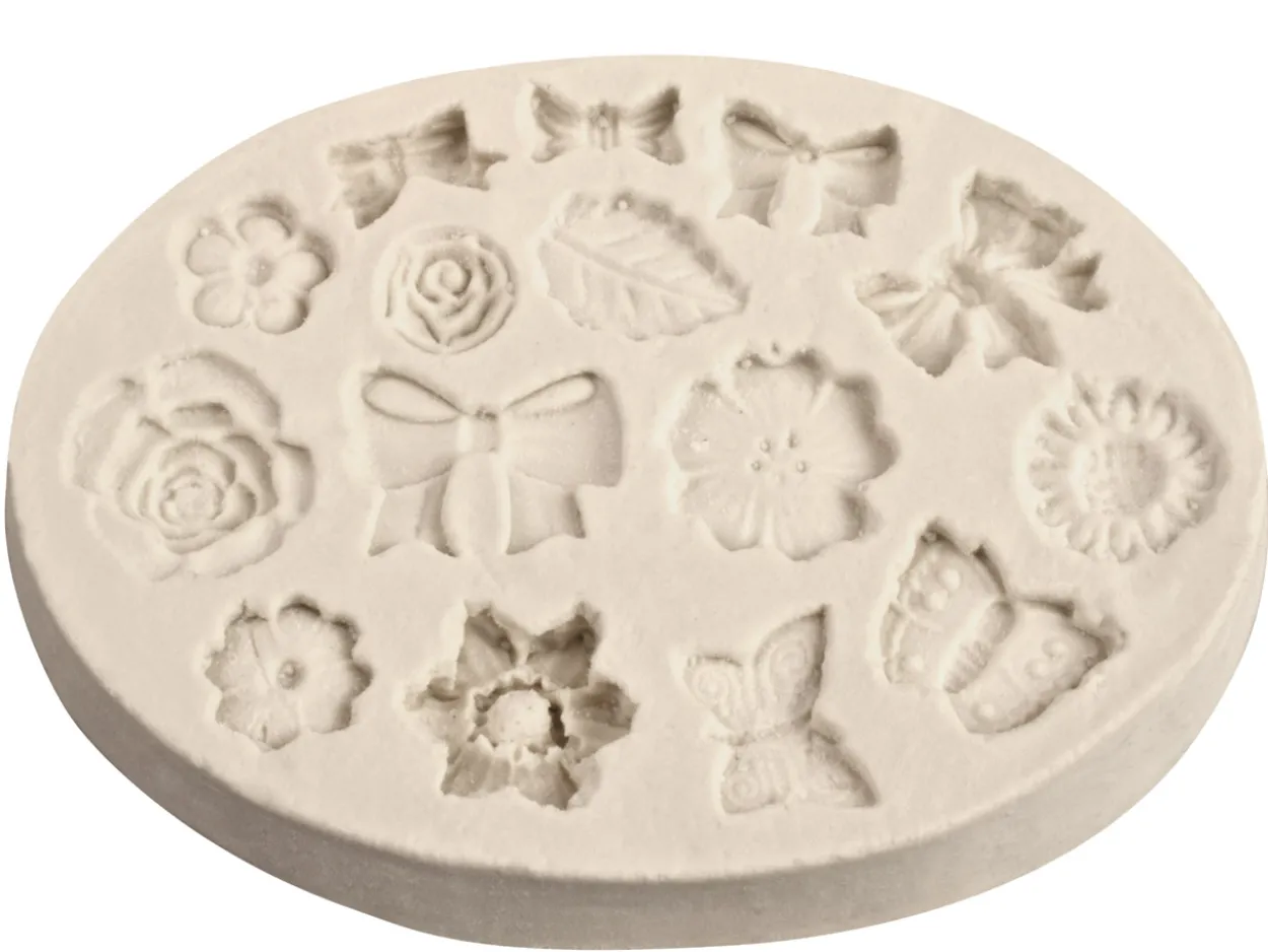 Flexible Clay Mould Bows And Flowers