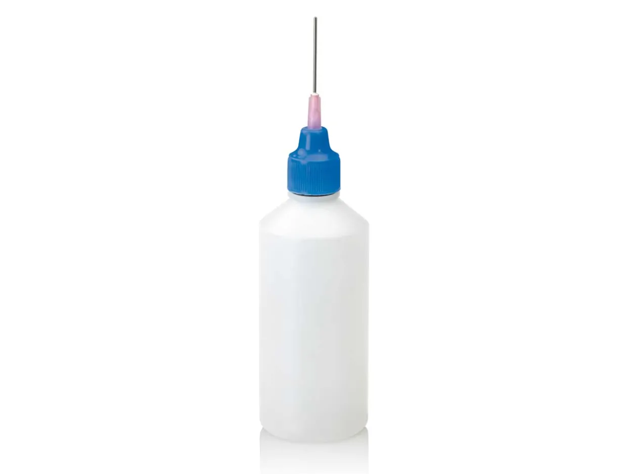 Flux And Fluid Dispenser, 120ml Plastic Bottle With Fine Dispensing Tip
