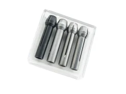 Foredom Set Of 4 Replacement Collets For H.8, H.8sj, H.28, H.28sj Sizes 1.58mm, 2.35mm, 3.18mm And 3mm