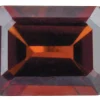 Garnet, Octagon, 6x4mm