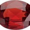 Garnet, Oval, 9x7mm
