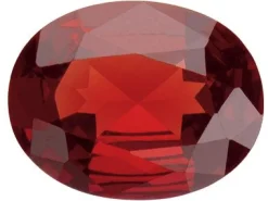 Garnet, Oval, 9x7mm