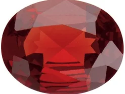 Garnet, Oval, 7x5mm