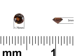 Garnet, Round, 1.75mm
