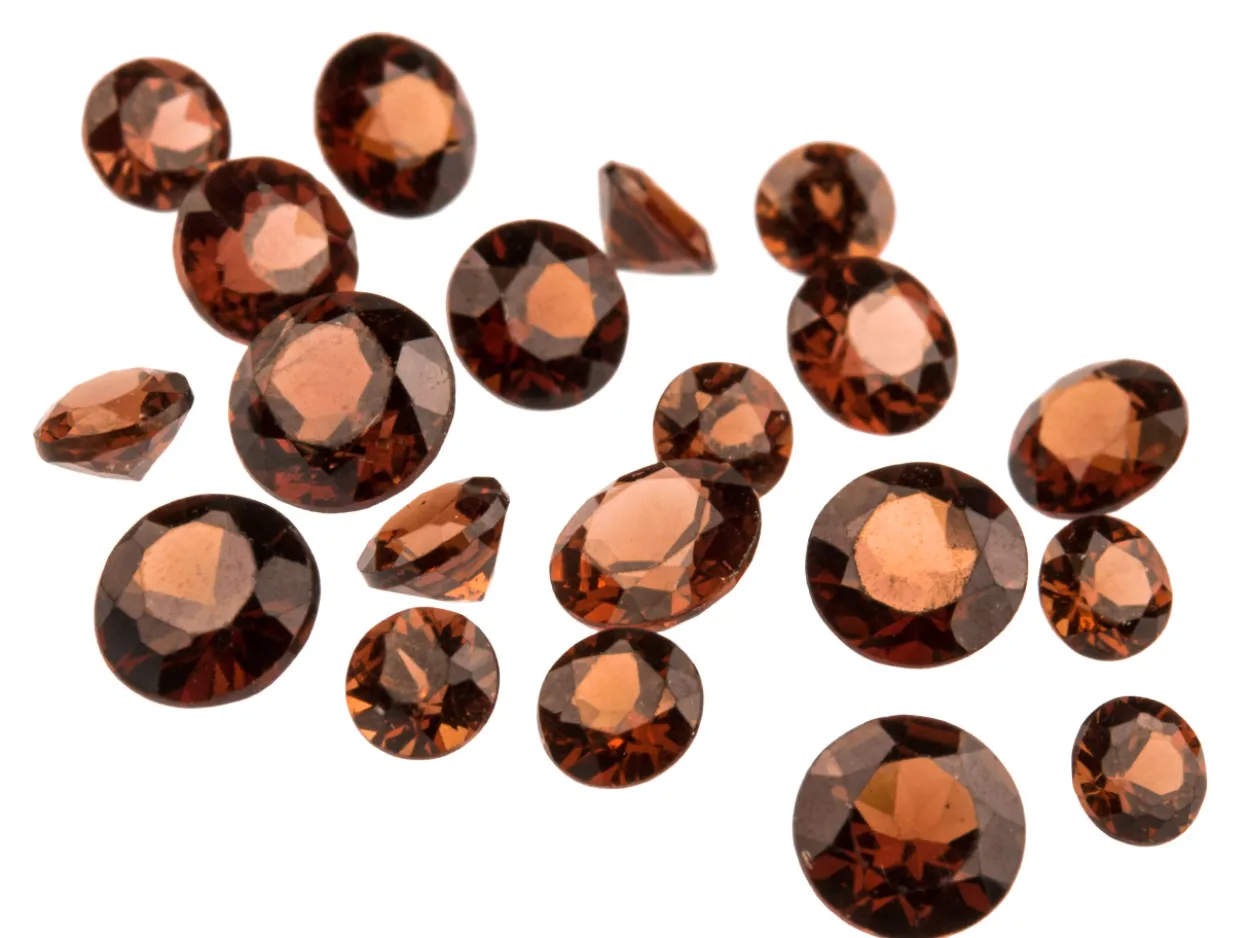 Garnet, Round, 3mm+ Mixed Sizes, Pack of 20