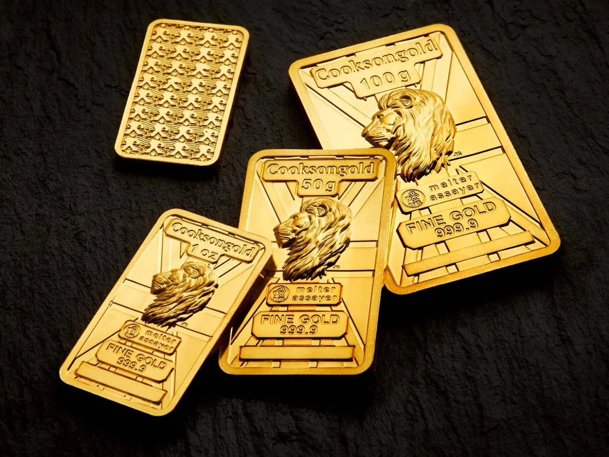 20g Fine Gold Bar 999.9 - High Relief Lion's Head Collection