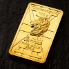 100g Fine Gold Bar 999.9 - High Relief Lion's Head Collection Serialised
