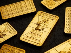 100g Fine Gold Bar 999.9 - High Relief Lion's Head Collection Serialised