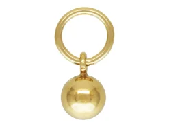 Gold Filled Ball Hooplet 4mm