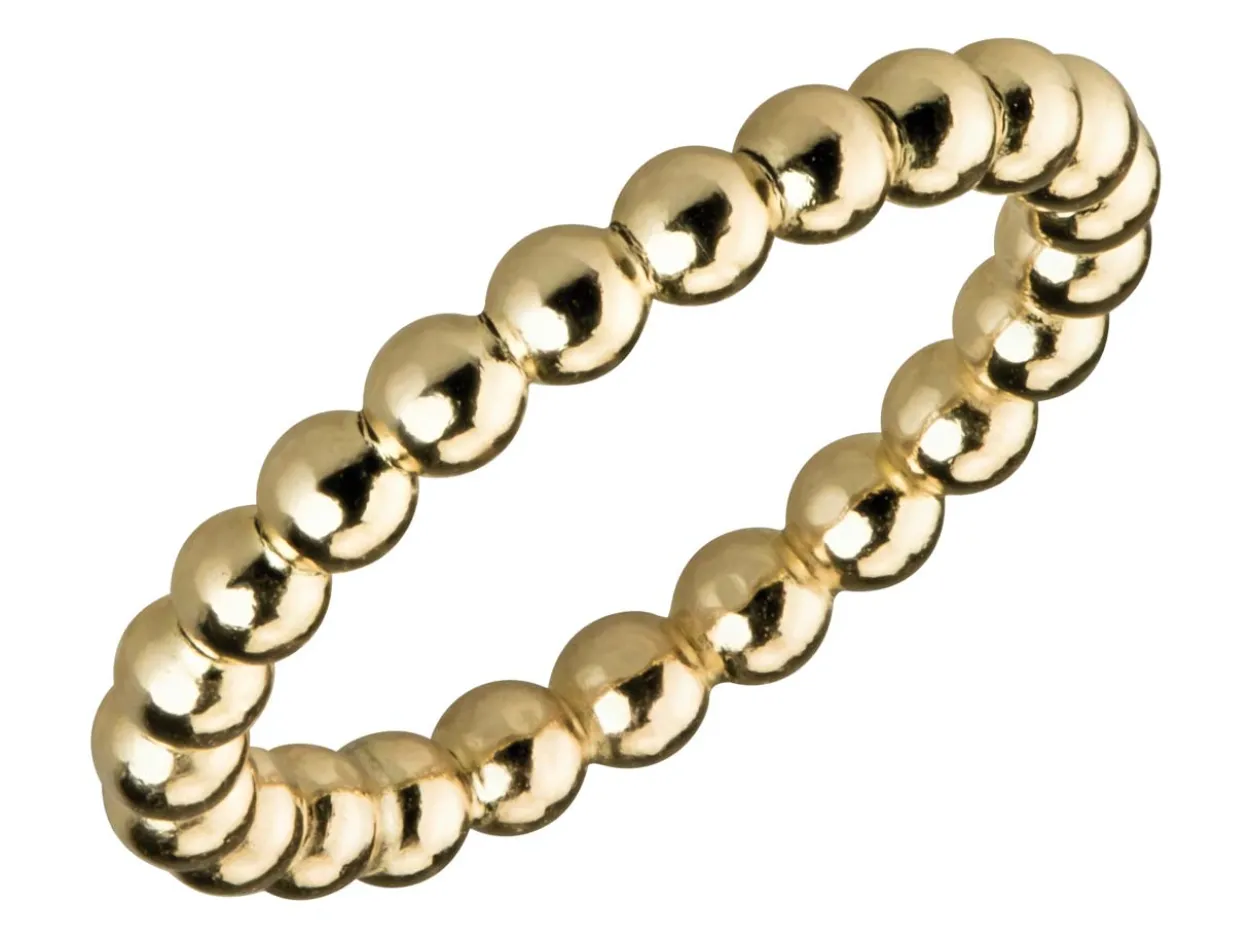 Gold Filled Beaded Ring 3mm Size O