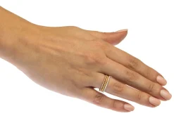 Gold Filled Beaded Ring 2mm Size S