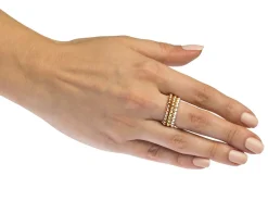Gold Filled Beaded Ring 3mm Size Q