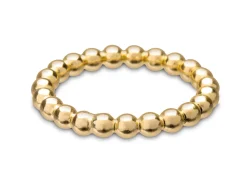 Gold Filled Beaded Ring 3mm Size M
