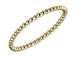 Gold Filled Beaded Ring 1.5mm Size K