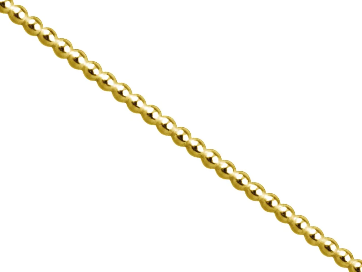 Gold Filled Beaded Wire 1.5mm