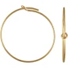 Gold Filled Beading Hoop Earring 25mm