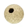 Gold Filled Bead Laser Cut 4mm 2 Hole Frosted/sparkle Finish Pack of 5