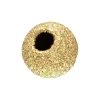 Gold Filled Bead Laser Cut 3mm 2 Hole Frosted/sparkle Finish Pack of 5