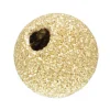 Gold Filled Bead Laser Cut 6mm 2 Hole Frosted/sparkle Finish