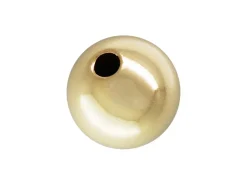 Gold Filled Bead Plain Round 4mm Pack of 5