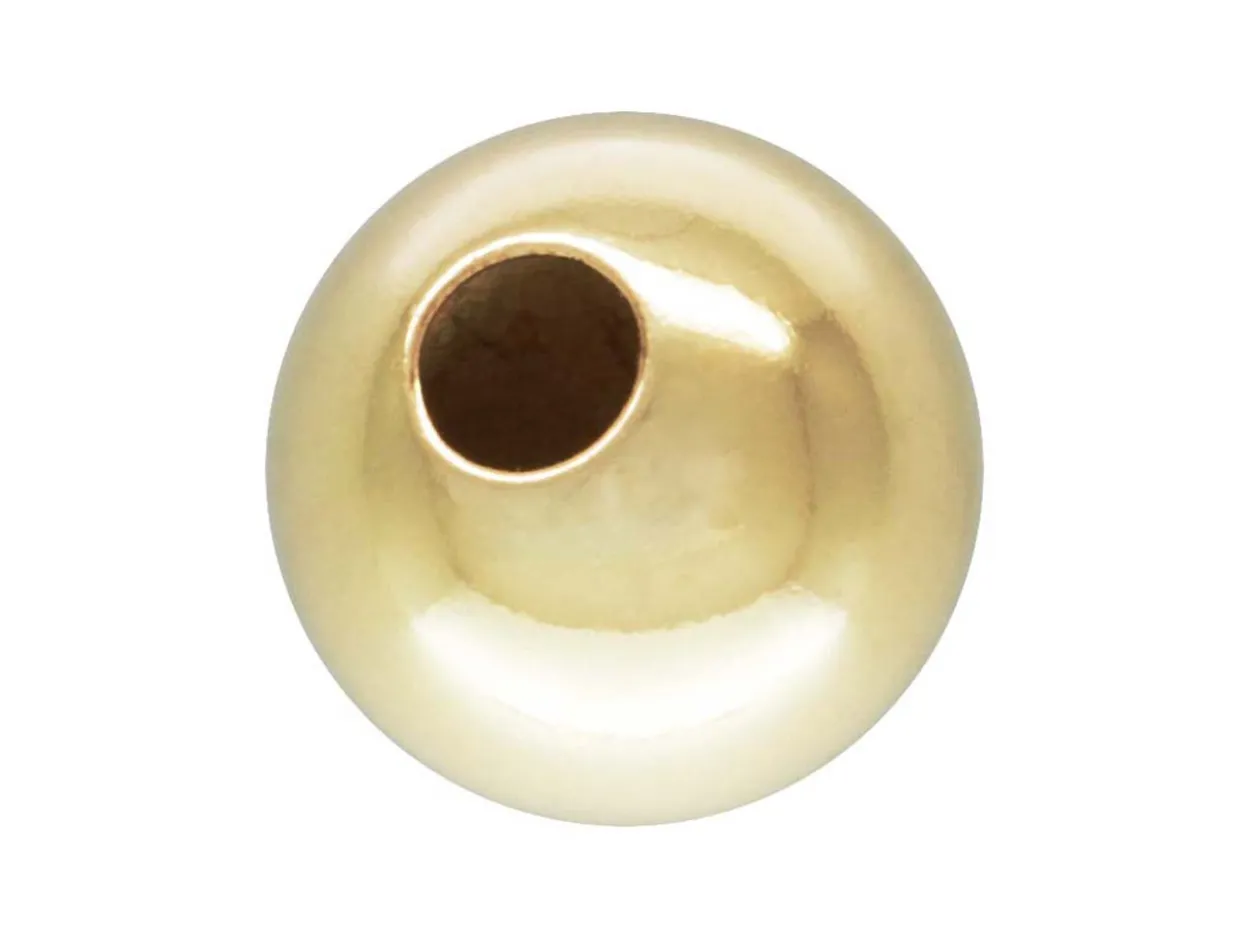 Gold Filled Bead Plain Round 6mm