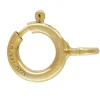 Gold Filled Bolt Rings Open 5mm Pack of 5